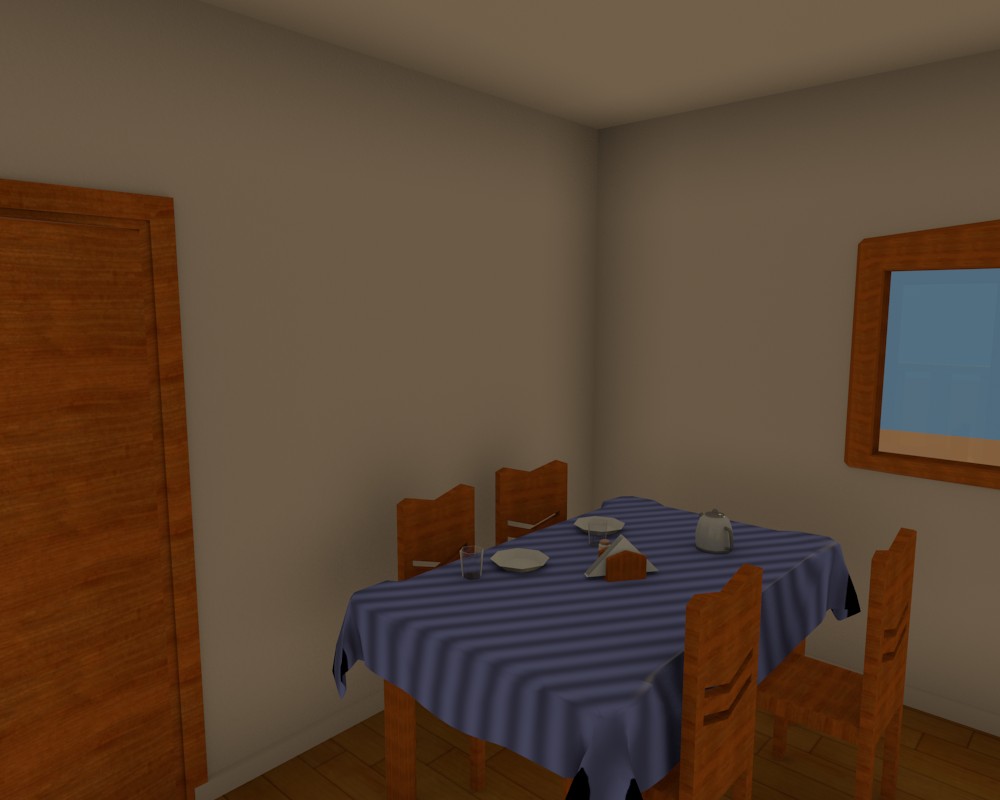 Kitchen - low poly preview image 3